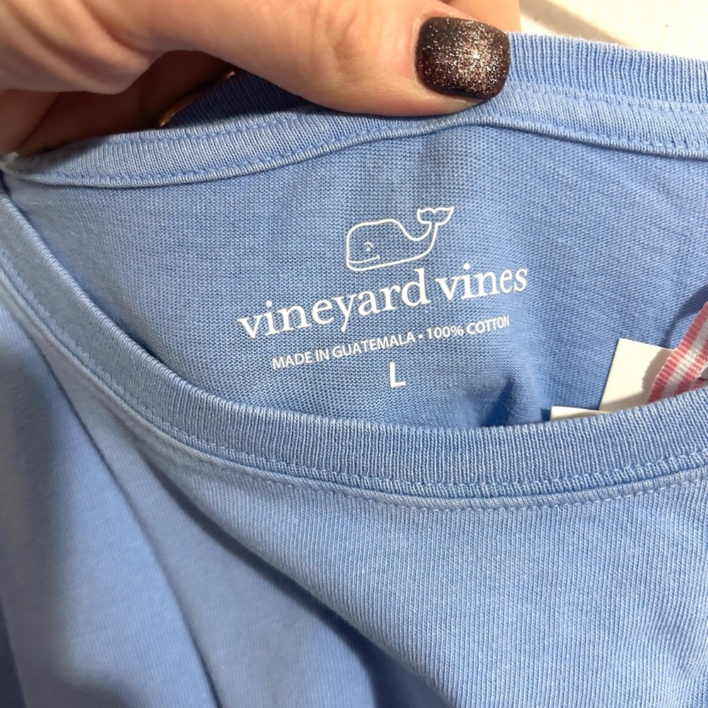 NWT Women’s‎ Vineyard Vines Drift Dye Surf Logo Short Sleeve, large - Picture 4 of 7